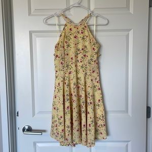 Miami yellow floral dress
